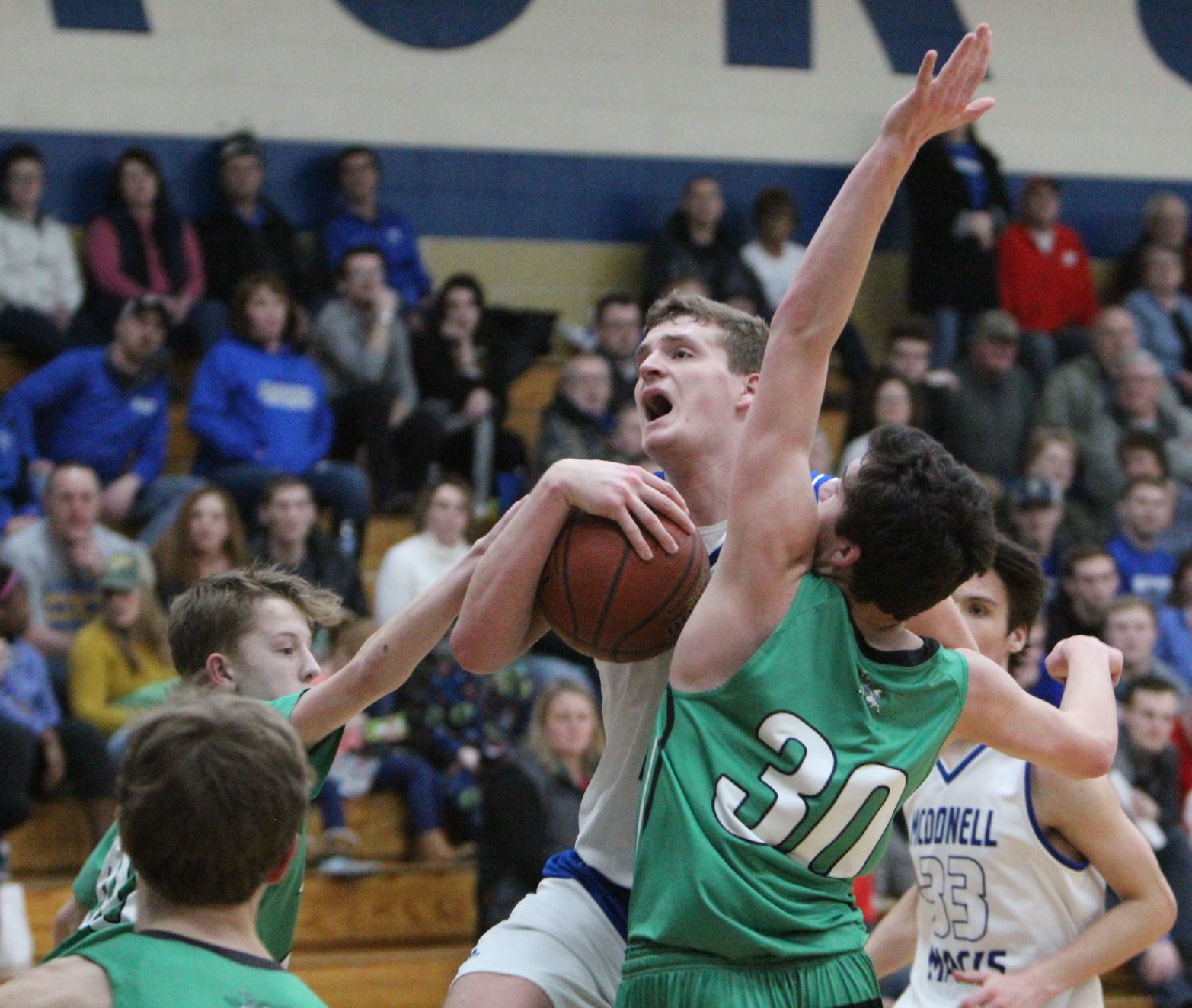 Eau Claire Immanuel at McDonell boys basketball 3-2-18